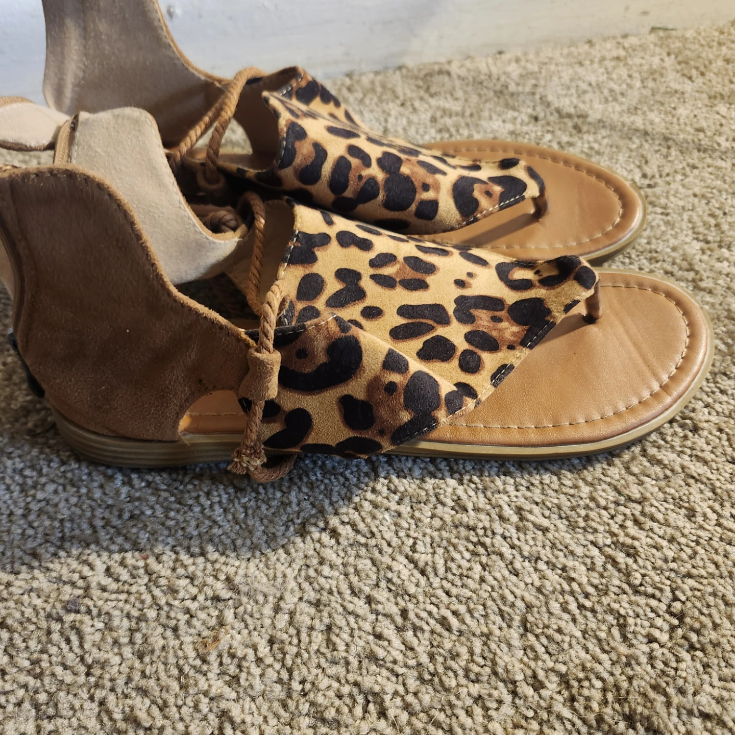 Women's Leopard Sandals - photo 2