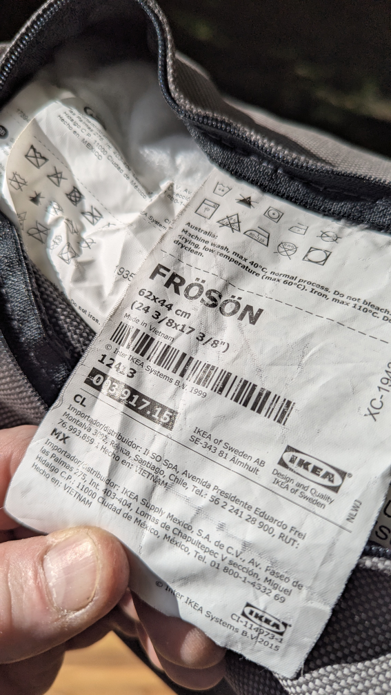 Ikea FRÖSÖN and DUVHOLMEN Outdoor Cushions and Covers, Grey - photo 4