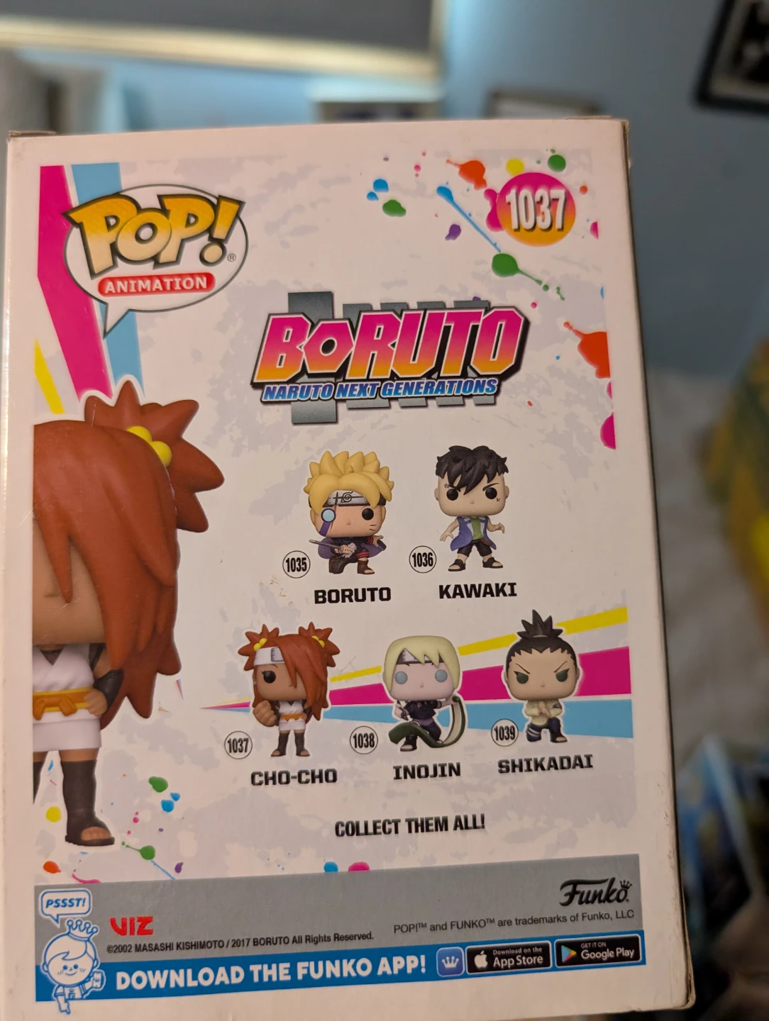 Funko Pop! Boruto: Naruto Generations Cho-Cho Vinyl Figure #1037 - photo 2