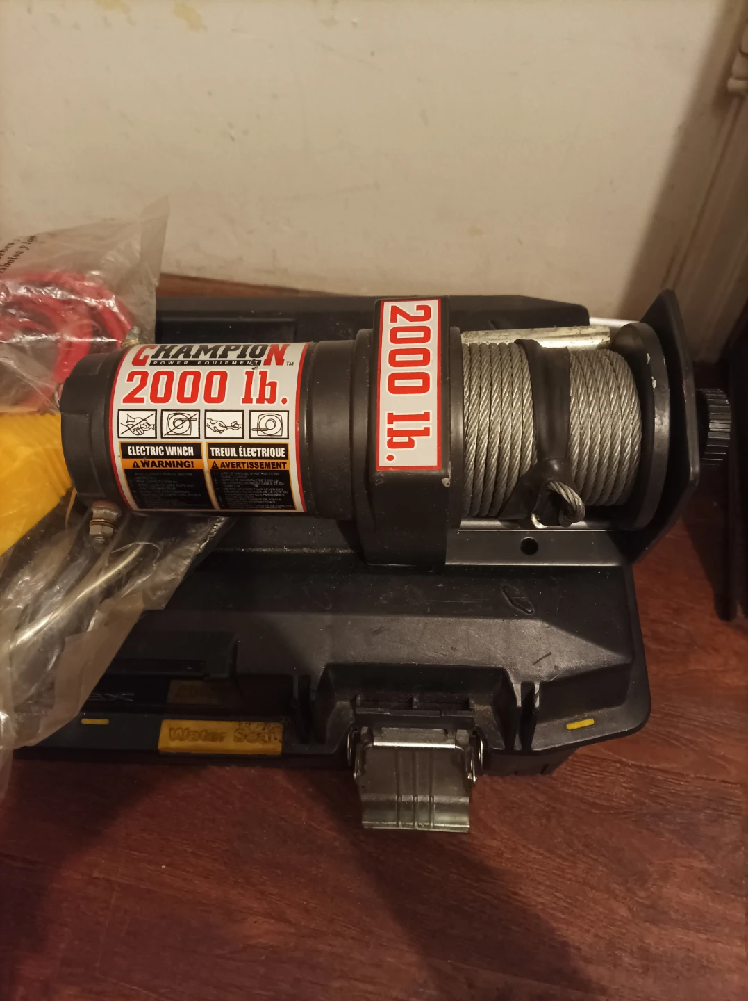 Champion 2000 lb Electric Winch