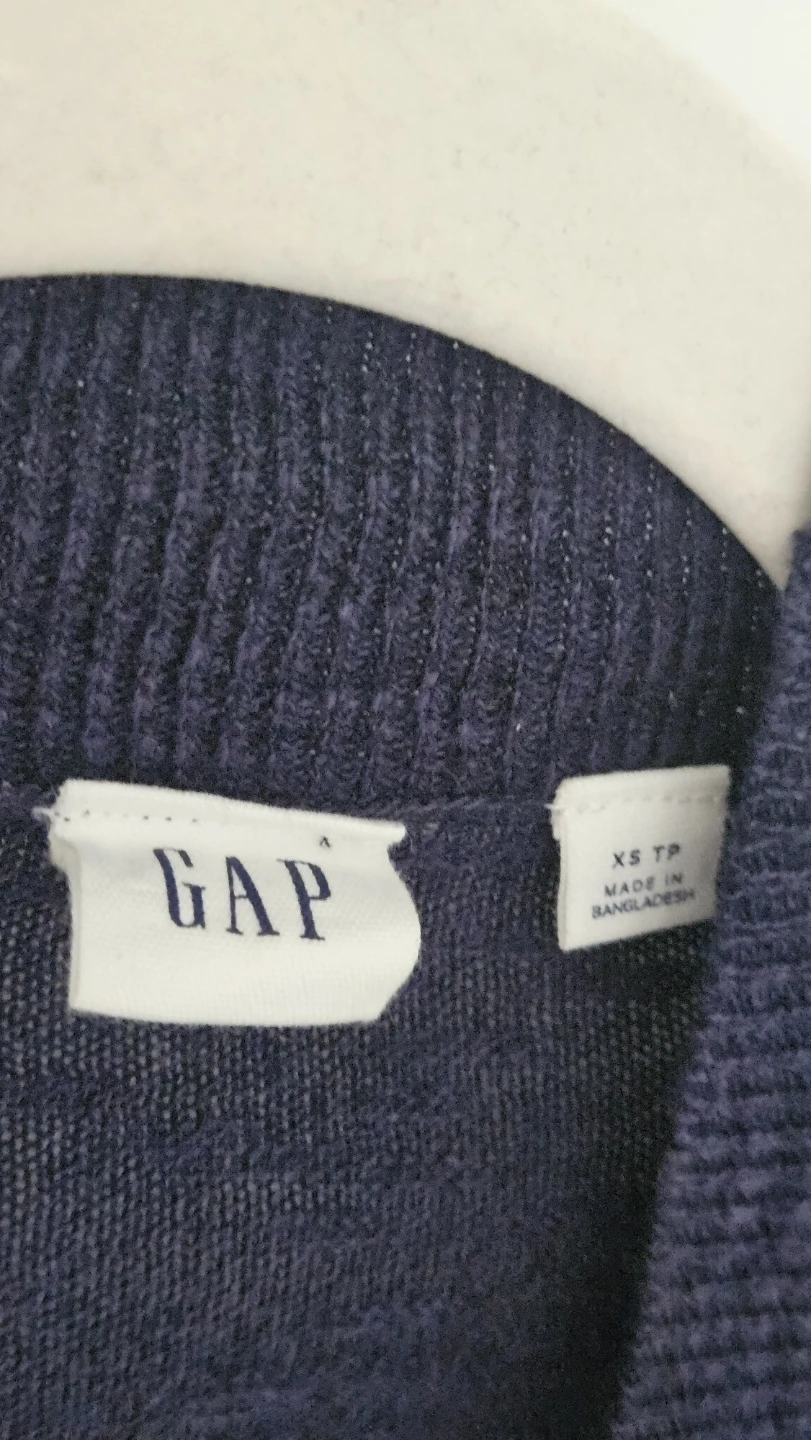 GAP Navy Blue Cardigan, Size XS to Small ⚽ - photo 5