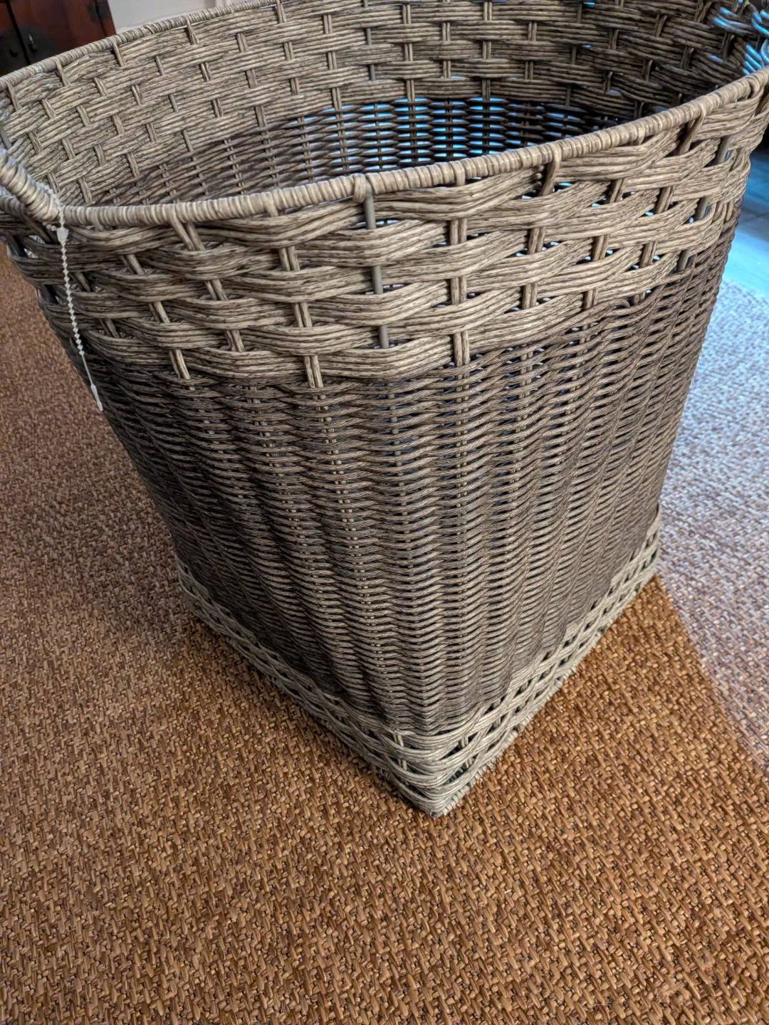 Wicker Laundry Basket with Handles