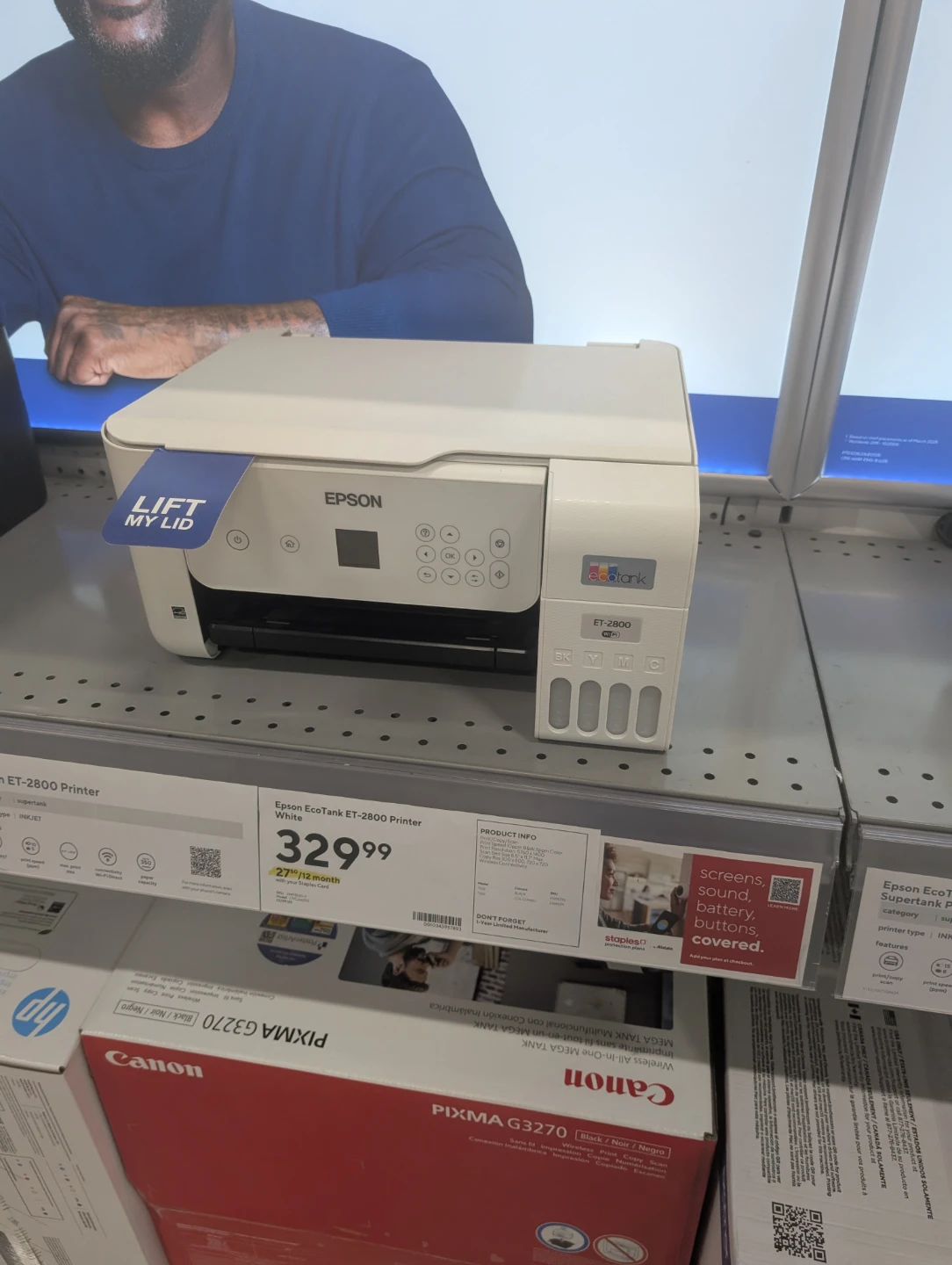 Epson ET-2800 colour inkjet printer and scanner with wifi - photo 4