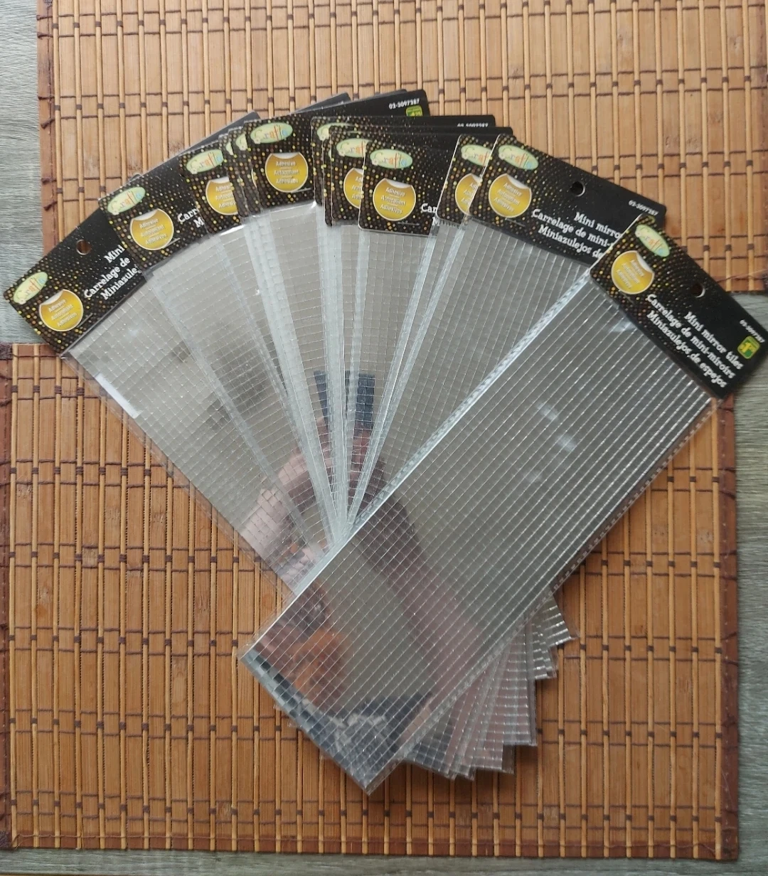 ⚽️  Craft Mini Mirror Tiles - Disco Ball Tiles x15