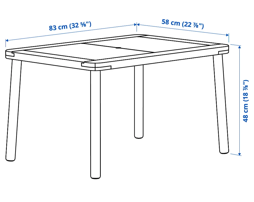 Ikea Children's Table with FREE stool and 2 inserts ($50 Value) - photo 4