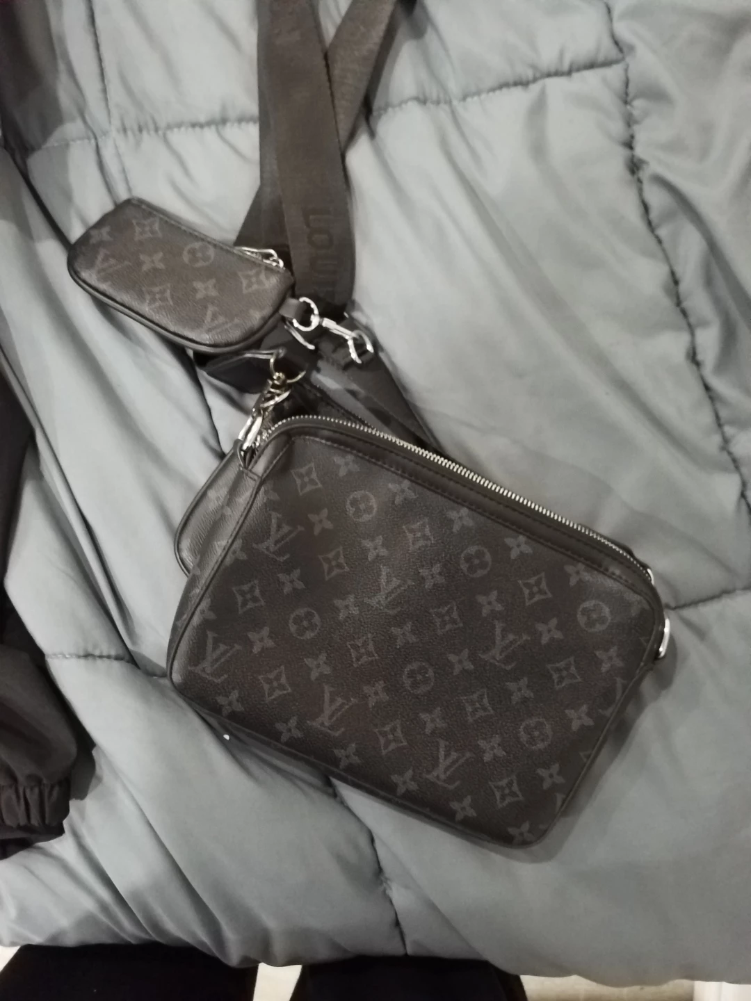 Louis Vuitton Crossbody Bag with Pouch - photo 3