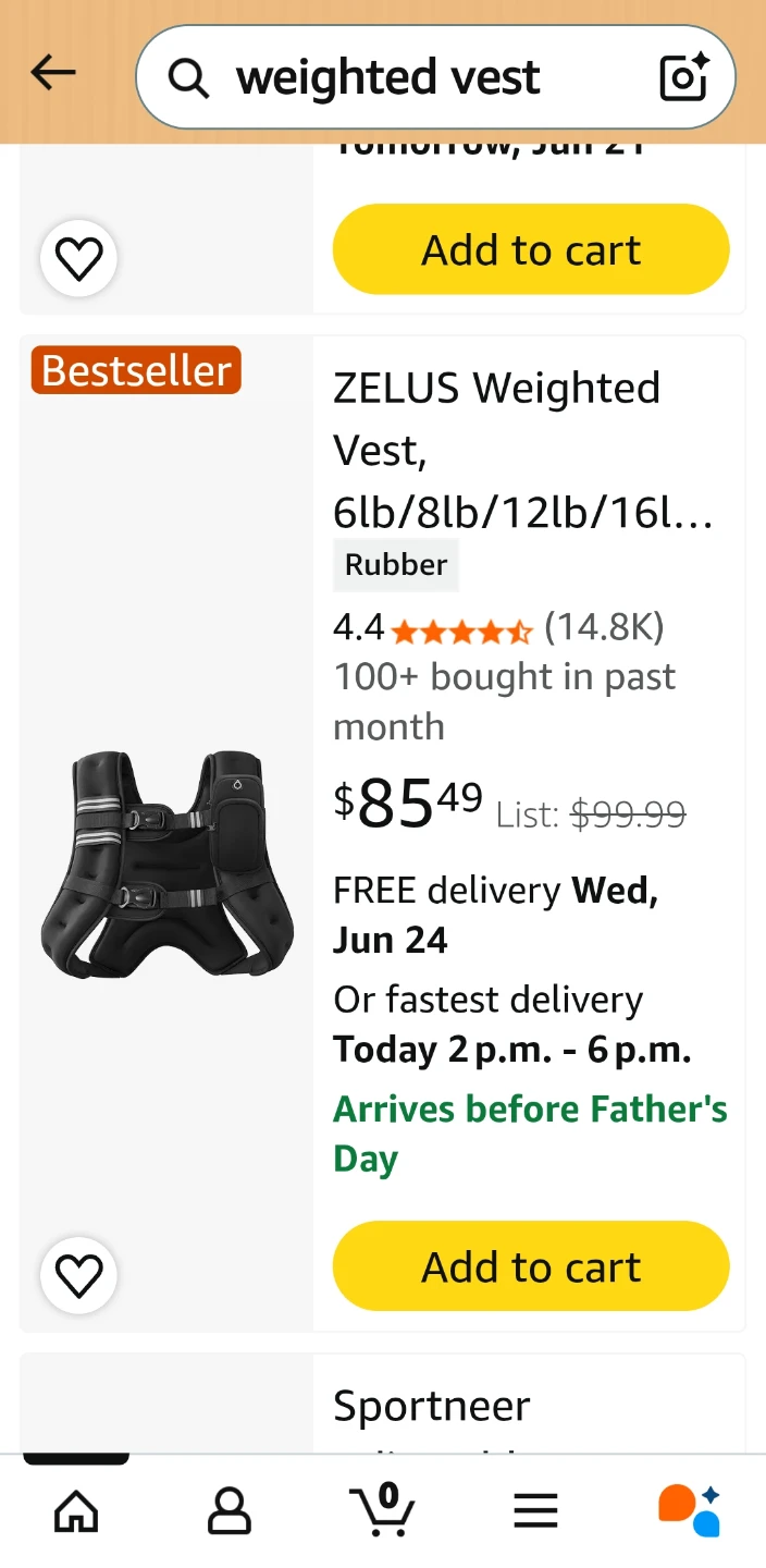 Zelus Weighted Vest 12lbs