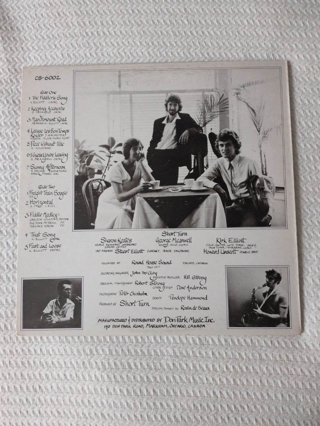 Short Turn Vinyl Record CS-6002 - photo 2