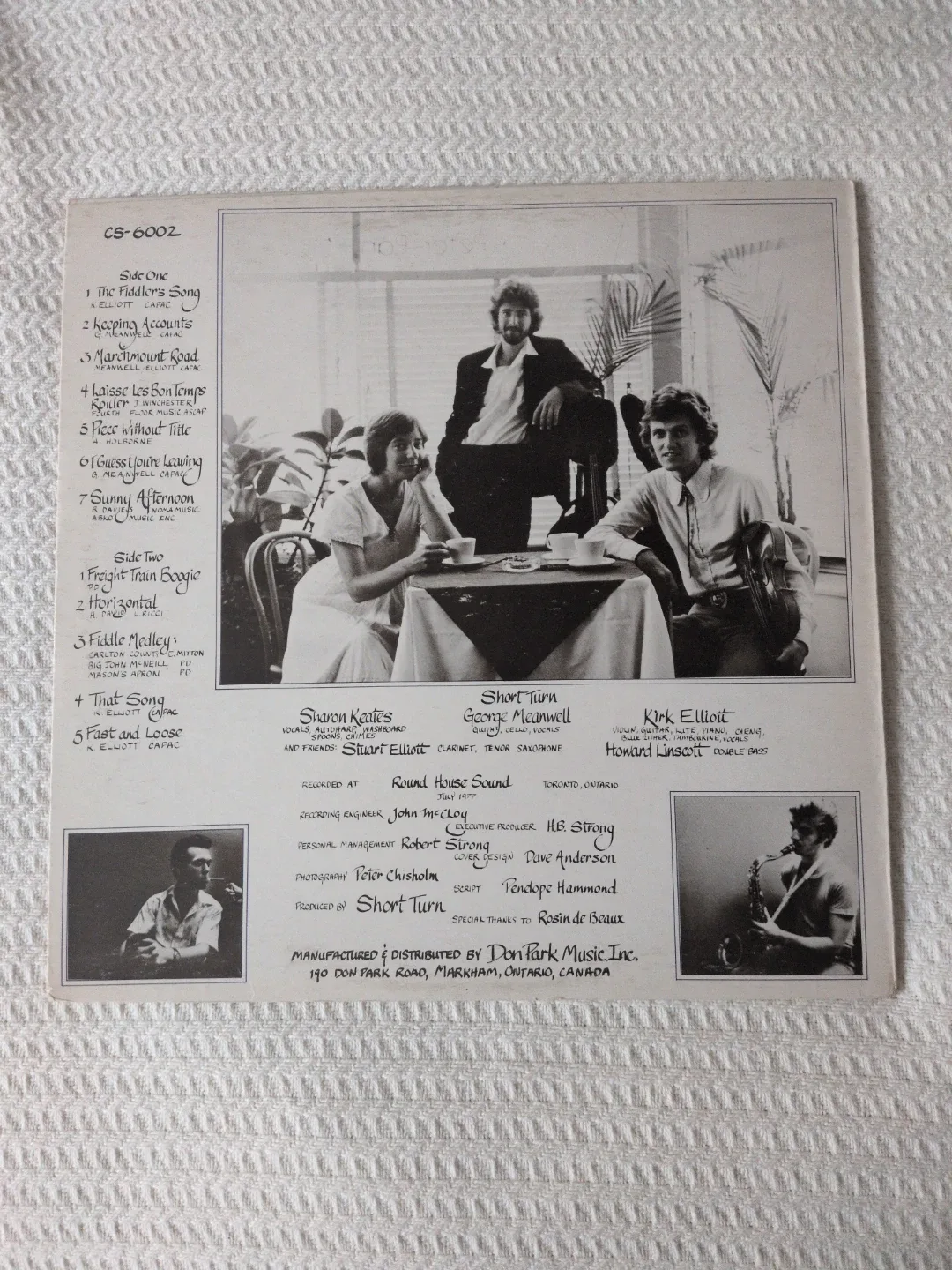 Short Turn Vinyl Record CS-6002 - photo 2