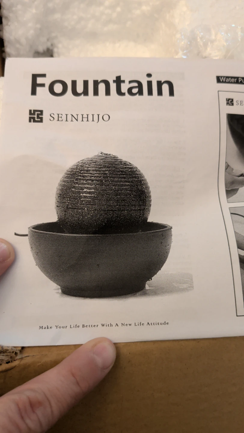 SEINHIJO Tabletop Fountain