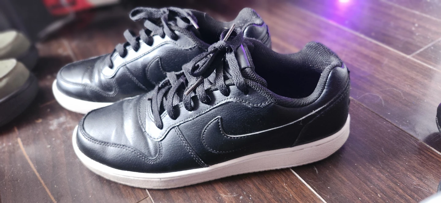 Nike Black Leather Sneakers - photo 2