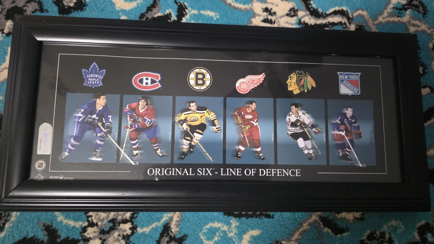 Framed Original Six framed Hockey Photos - photo 3