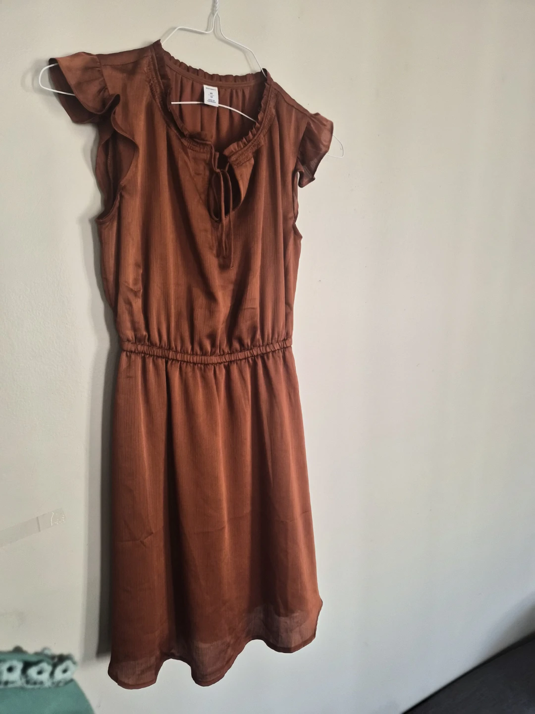 Old Navy Rust Colored Smocked Waist Dress - photo 3