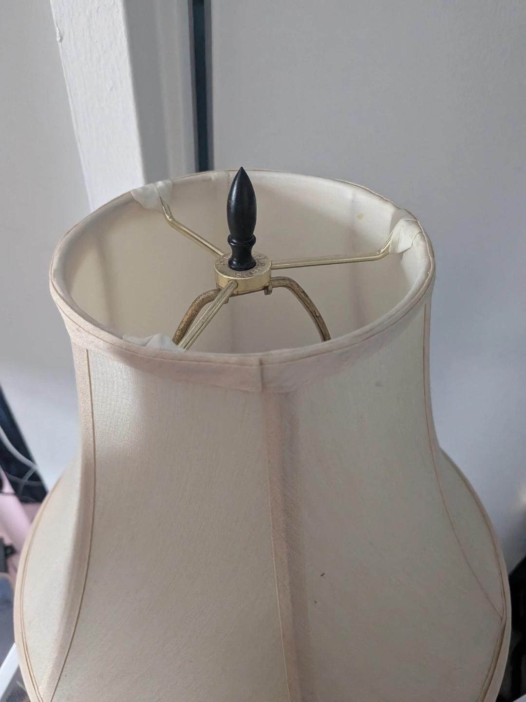 Floor Lamp with Cream Shade - photo 2