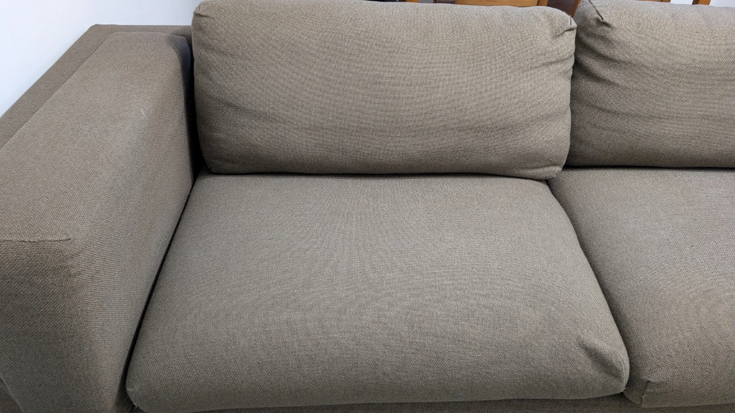 Ikea Sofa - Neutral Taupe Fabric - photo 3