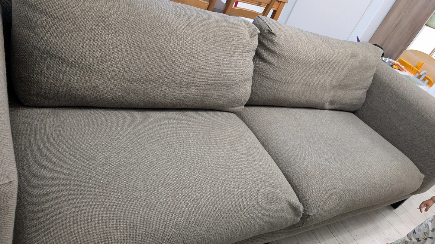 Ikea Sofa - Neutral Taupe Fabric - photo 4