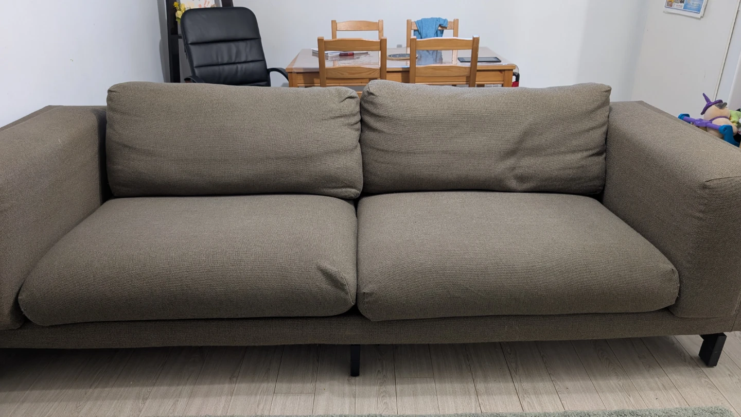 Ikea Sofa - Neutral Taupe Fabric - photo 5