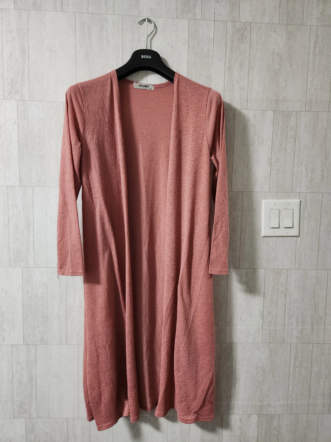 DOORY Long Sleeve Open Front Cardigan