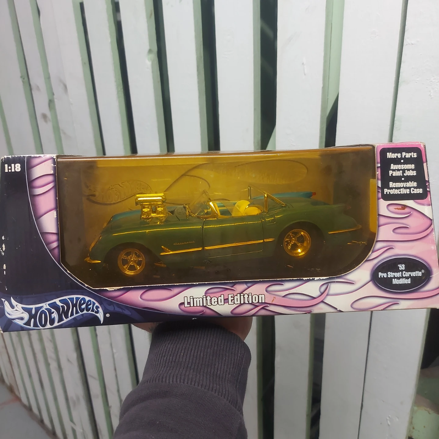 Hot Wheels 1:18 Scale '53 Pro Street Corvette Modified