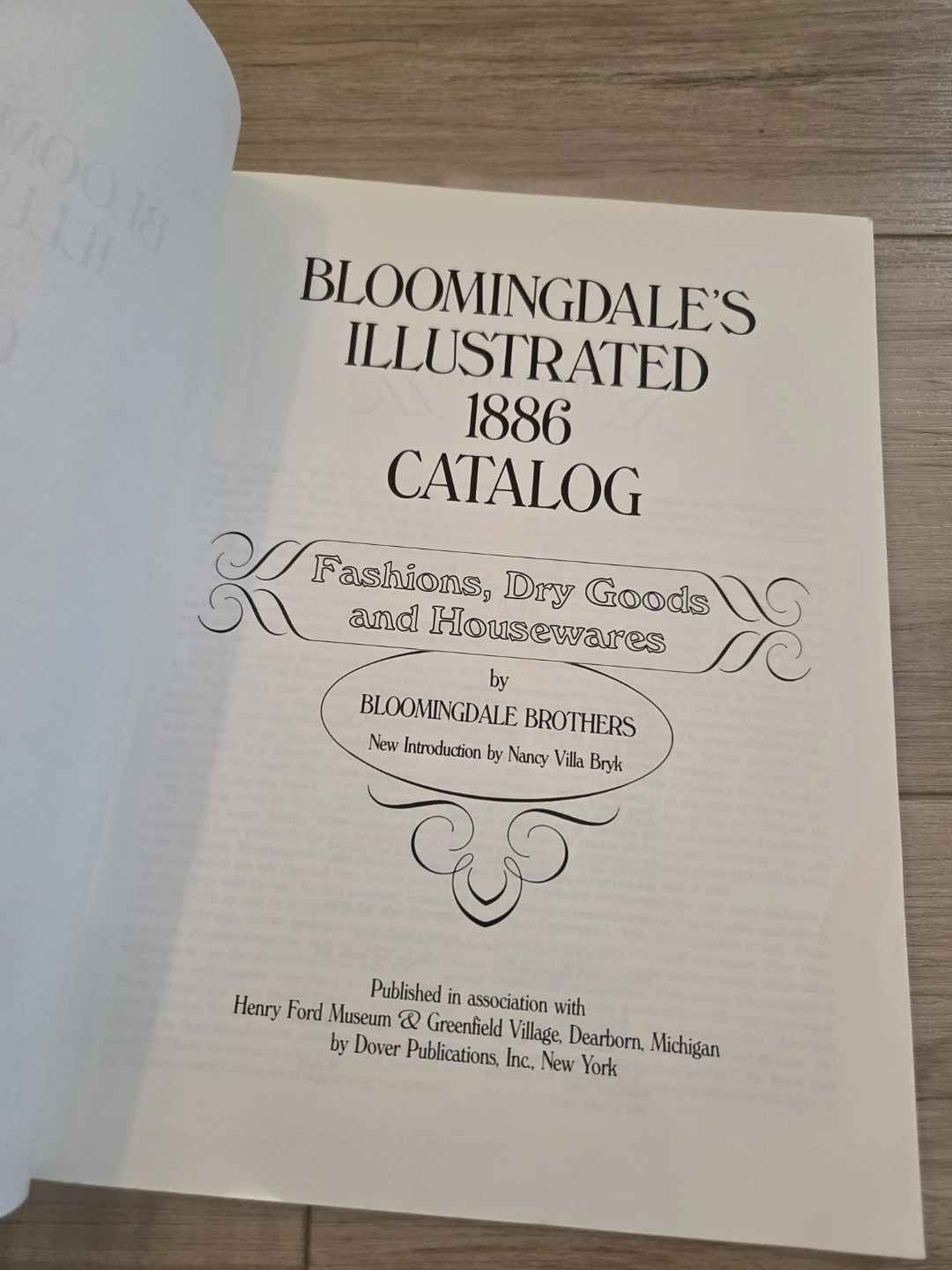 Bloomingdale's Illustrated 1886 Catalog, 1988 Reprint - photo 2