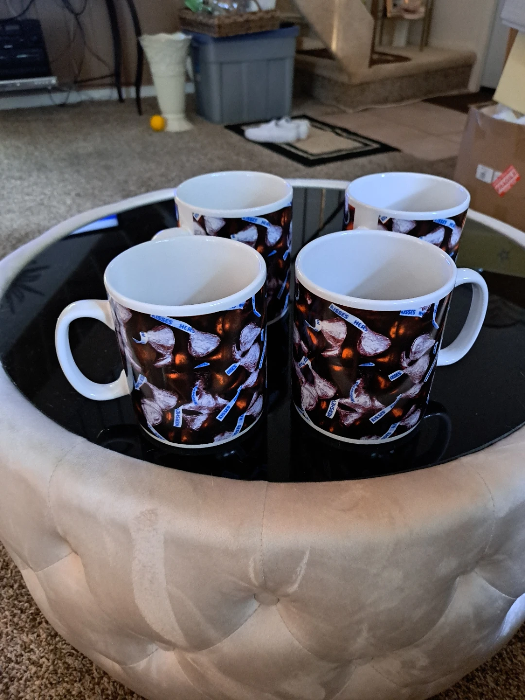 Set of 4 Hershey's Kisses Mugs