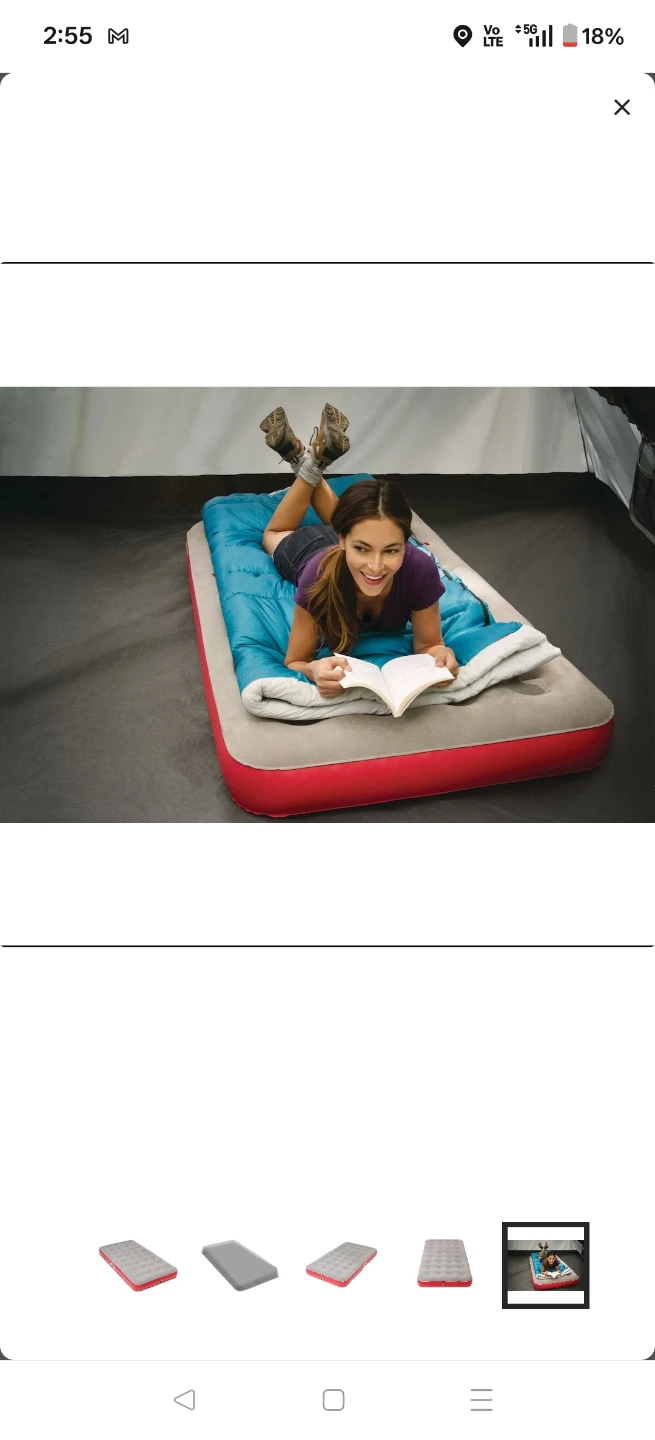 Coleman QuickBed Single High Inflatable Air Mattress/Airbed - photo 2