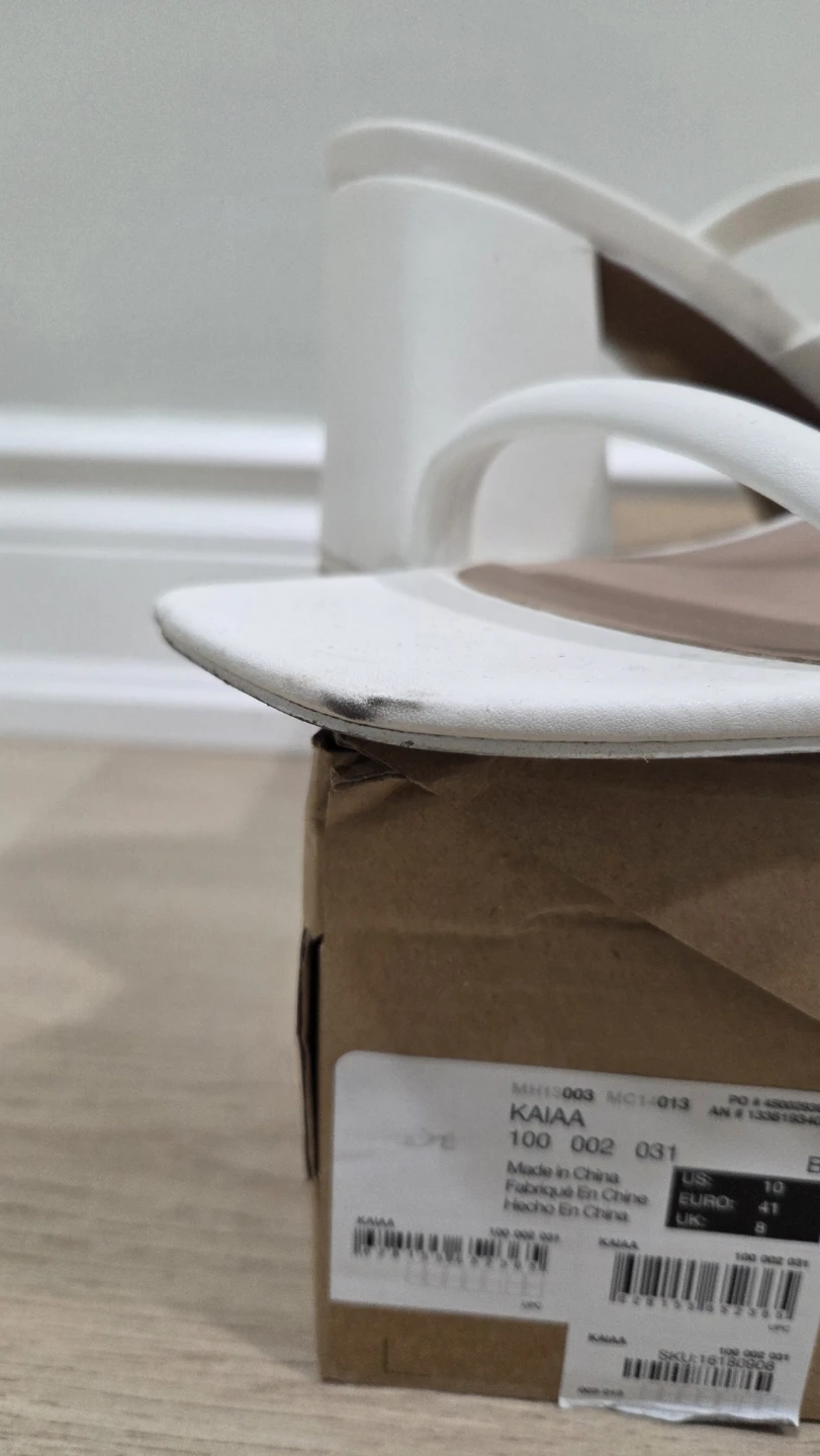Call It Spring White Vegan Block Heel Sandals - photo 2