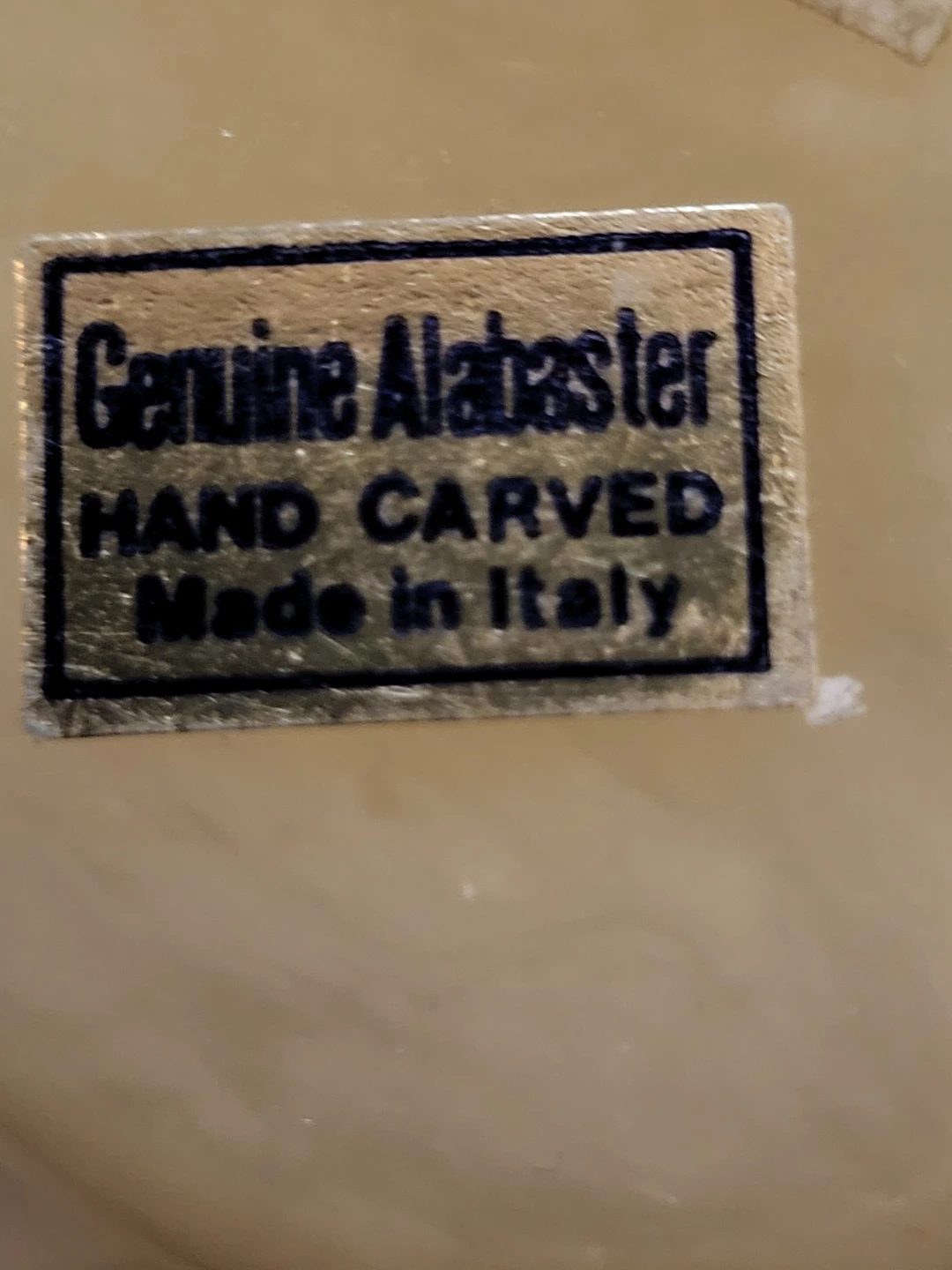 ⚽️ Genuine Alabaster Hand Carved Trinket Box - Made in Italy - photo 4