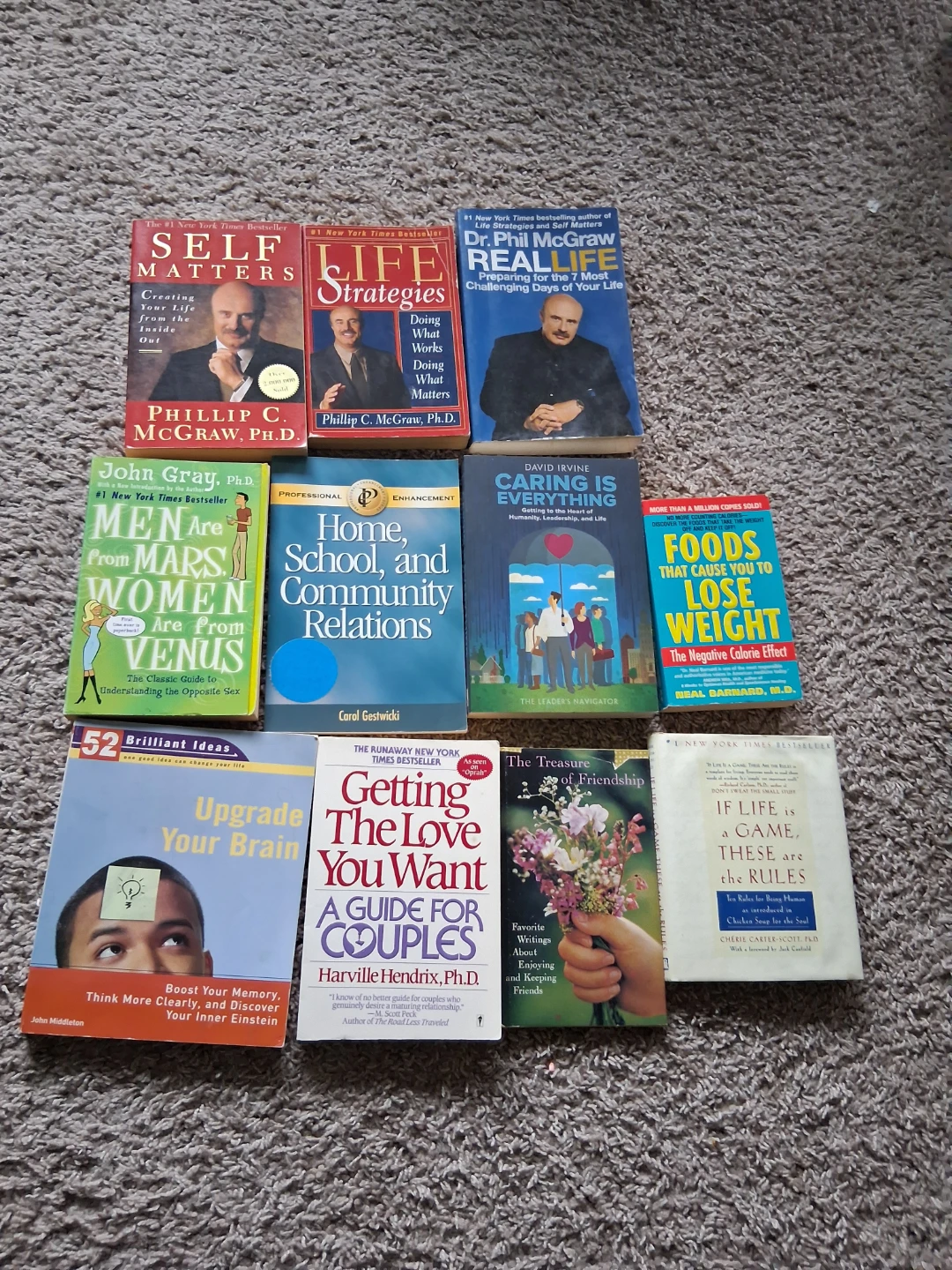 Collection of Self-Help and Relationship Books