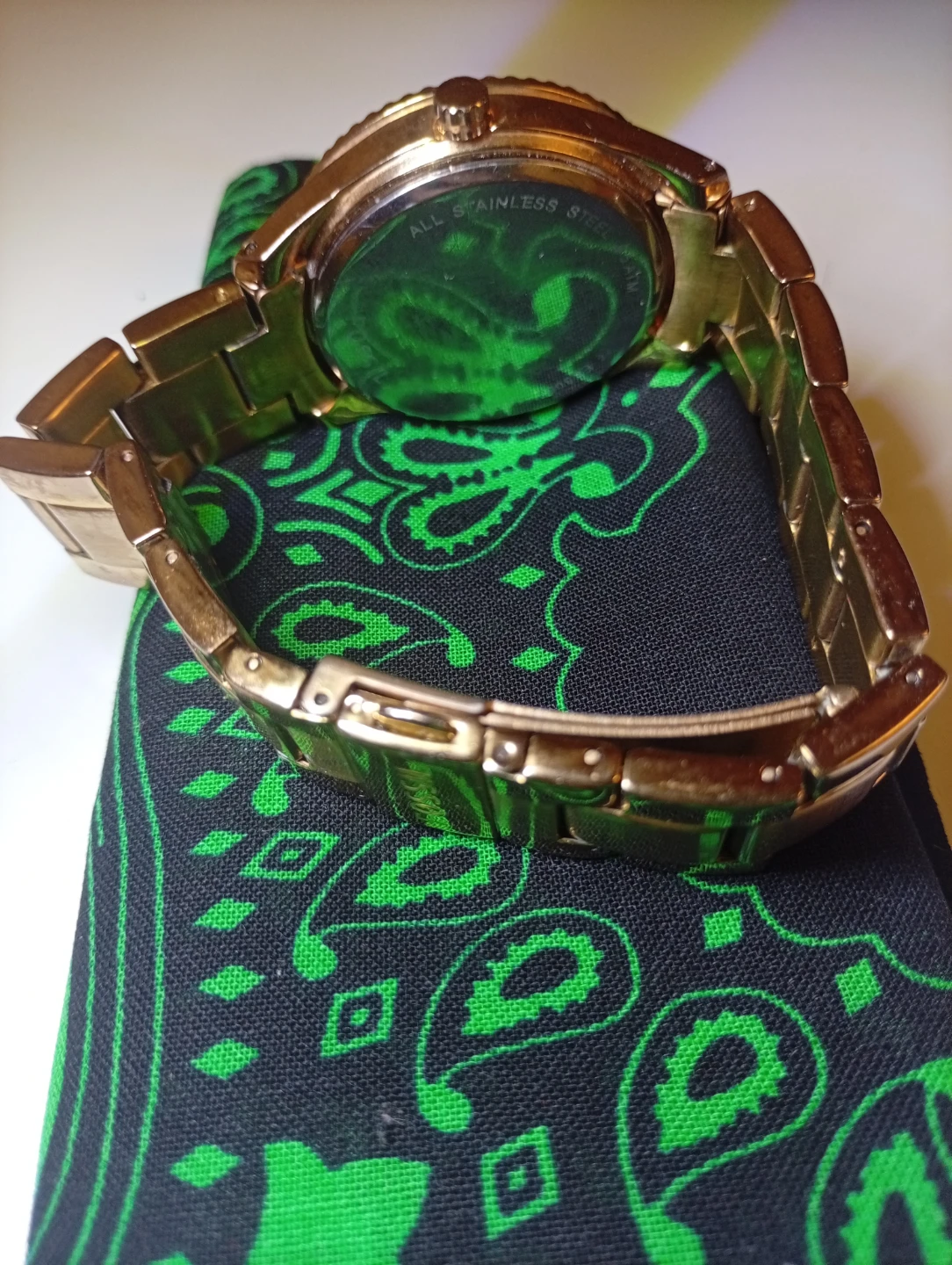 Fossil Rose Gold Tone Watch with Crystals - photo 2