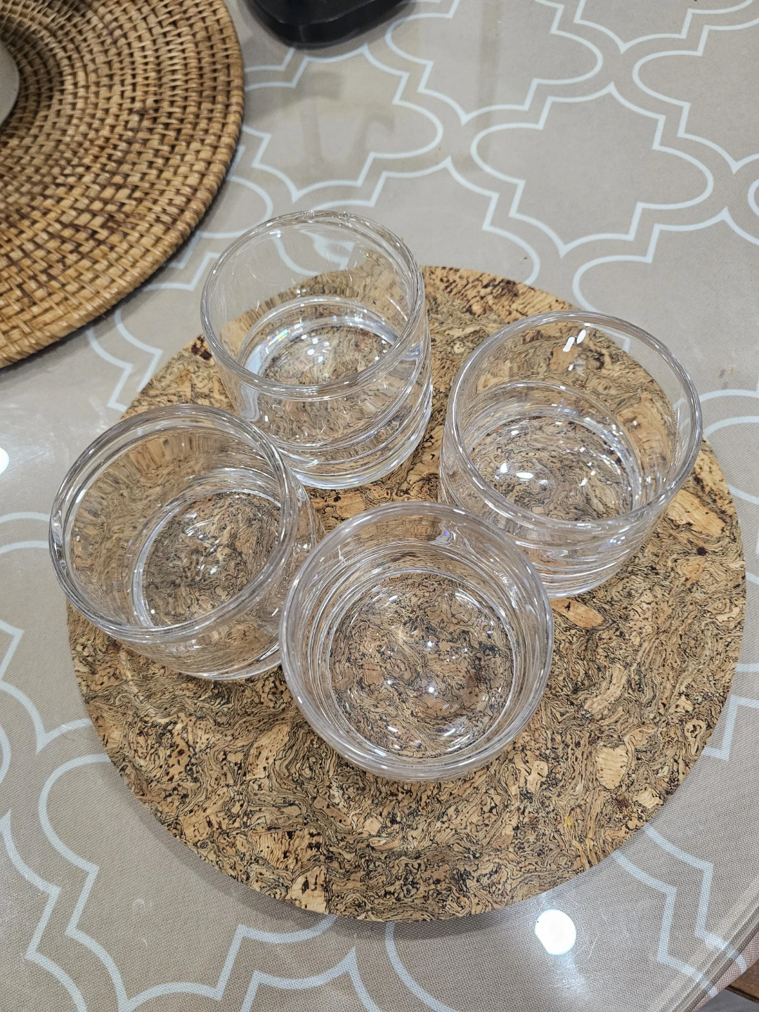 Set of 4 Clear Glass Tumblers ⚽️ - photo 2