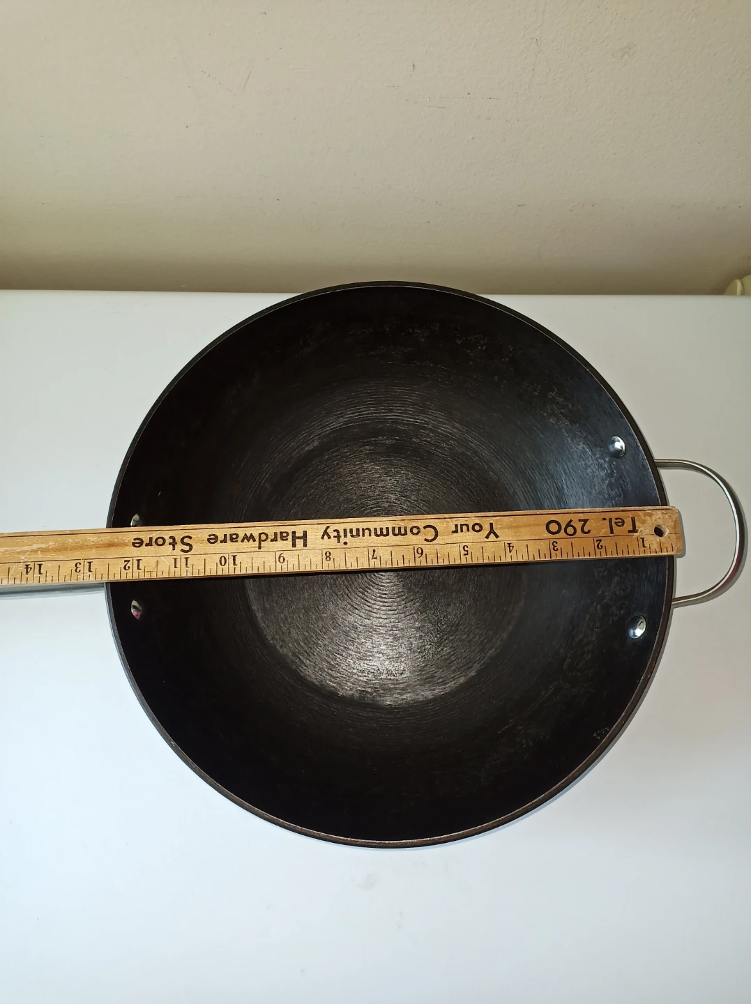 13" ExcelSteel Super Lightweight Cast Iron Wok - photo 3