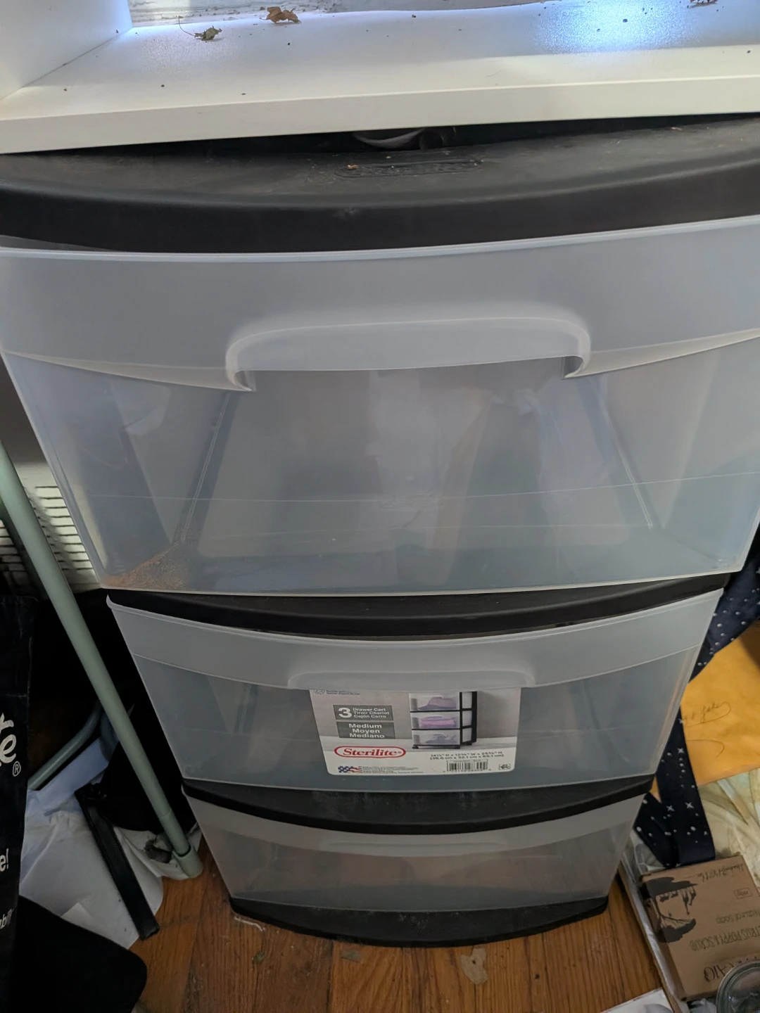 Sterilite 3-Drawer Medium Cart