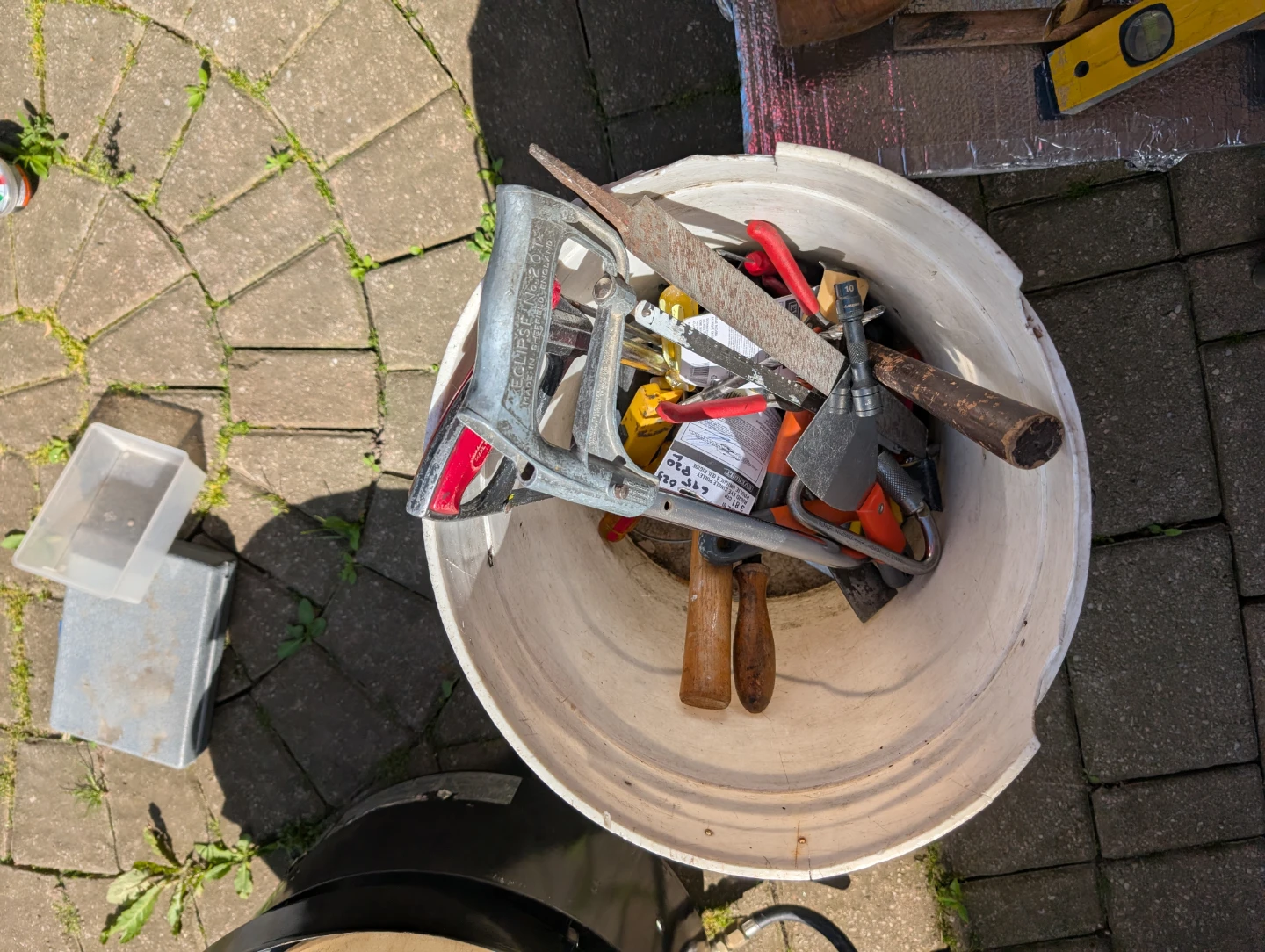 Assorted Tools Including Power Drill and Hand Tools - photo 2