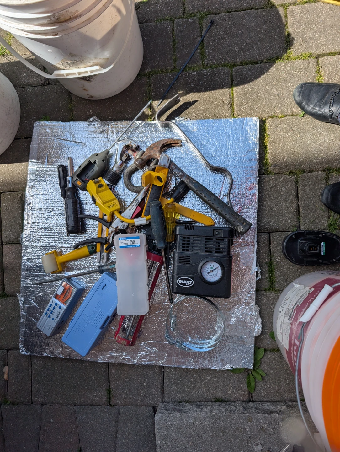 Assorted Tools Including Power Drill and Hand Tools - photo 5