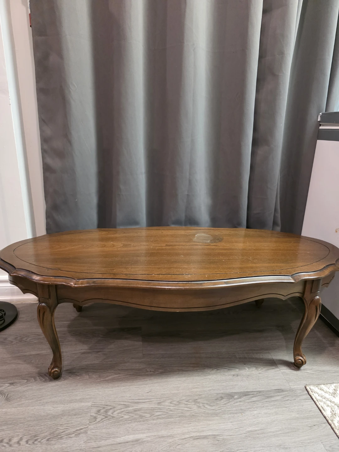 Wooden Oval Coffee Table - photo 2