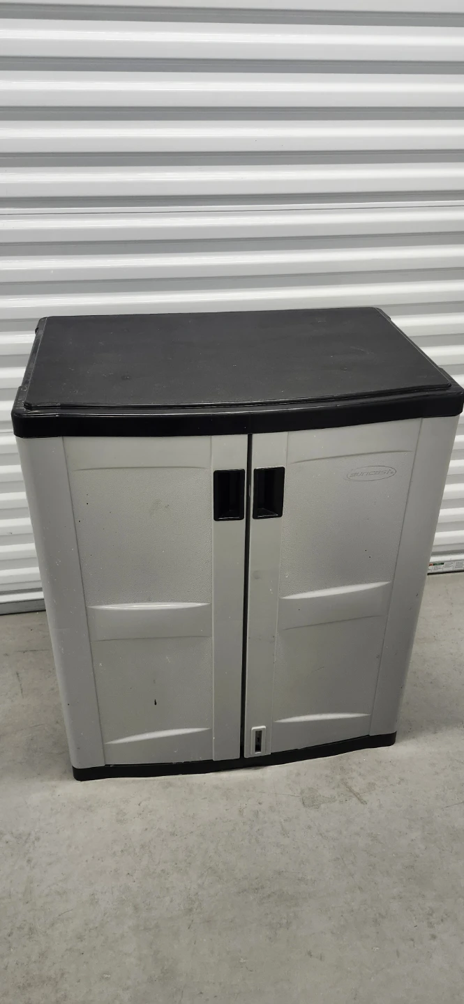Plastic outdoor cabinet