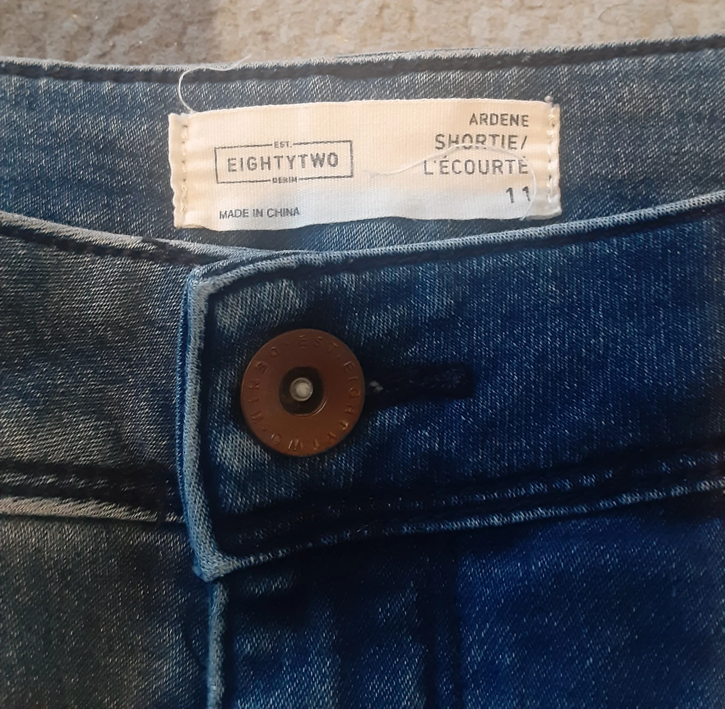 Ardene Denim Shortie Shorts Size 11