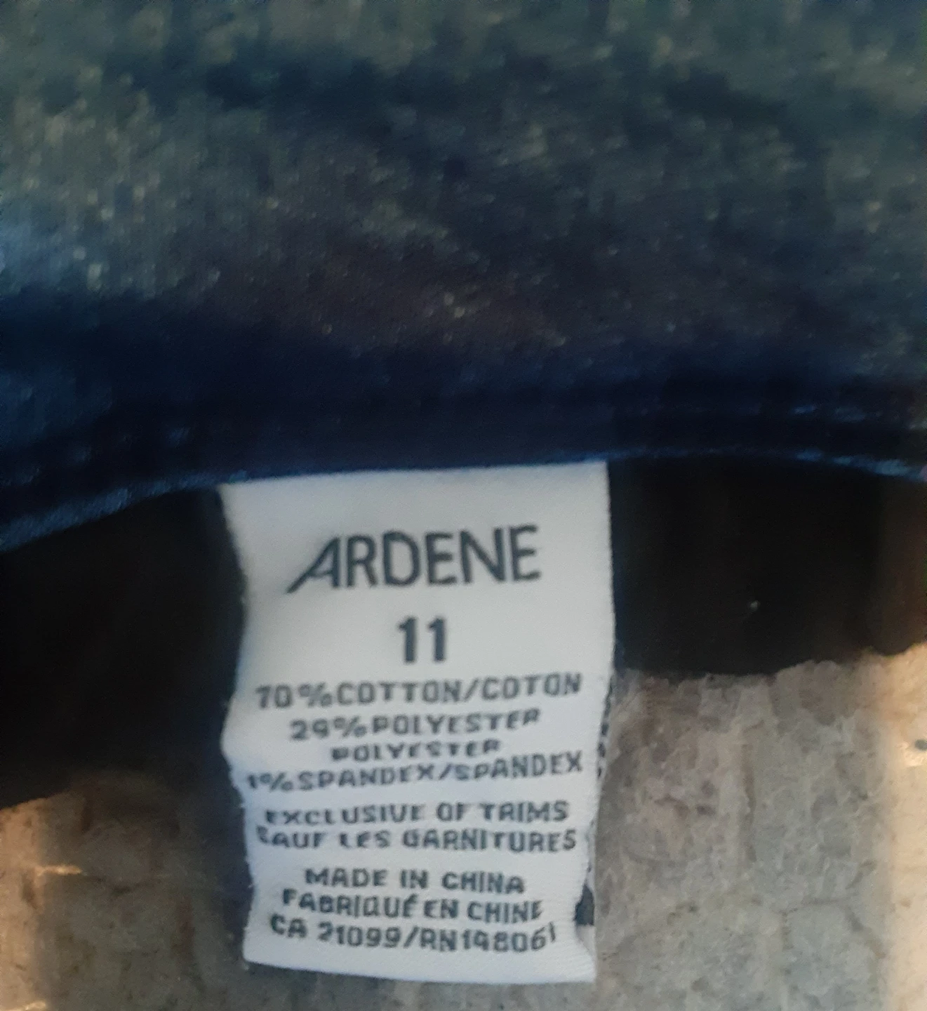 Ardene Denim Shortie Shorts Size 11 - photo 3