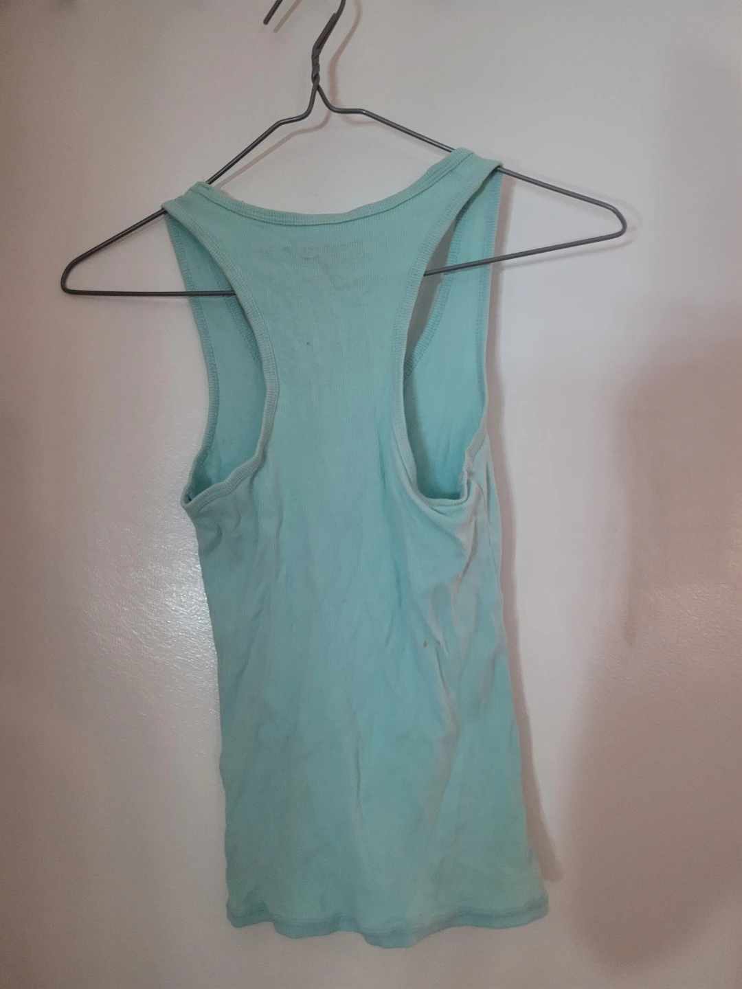Garage Ribbed Tank Top - Aqua Blue - photo 2