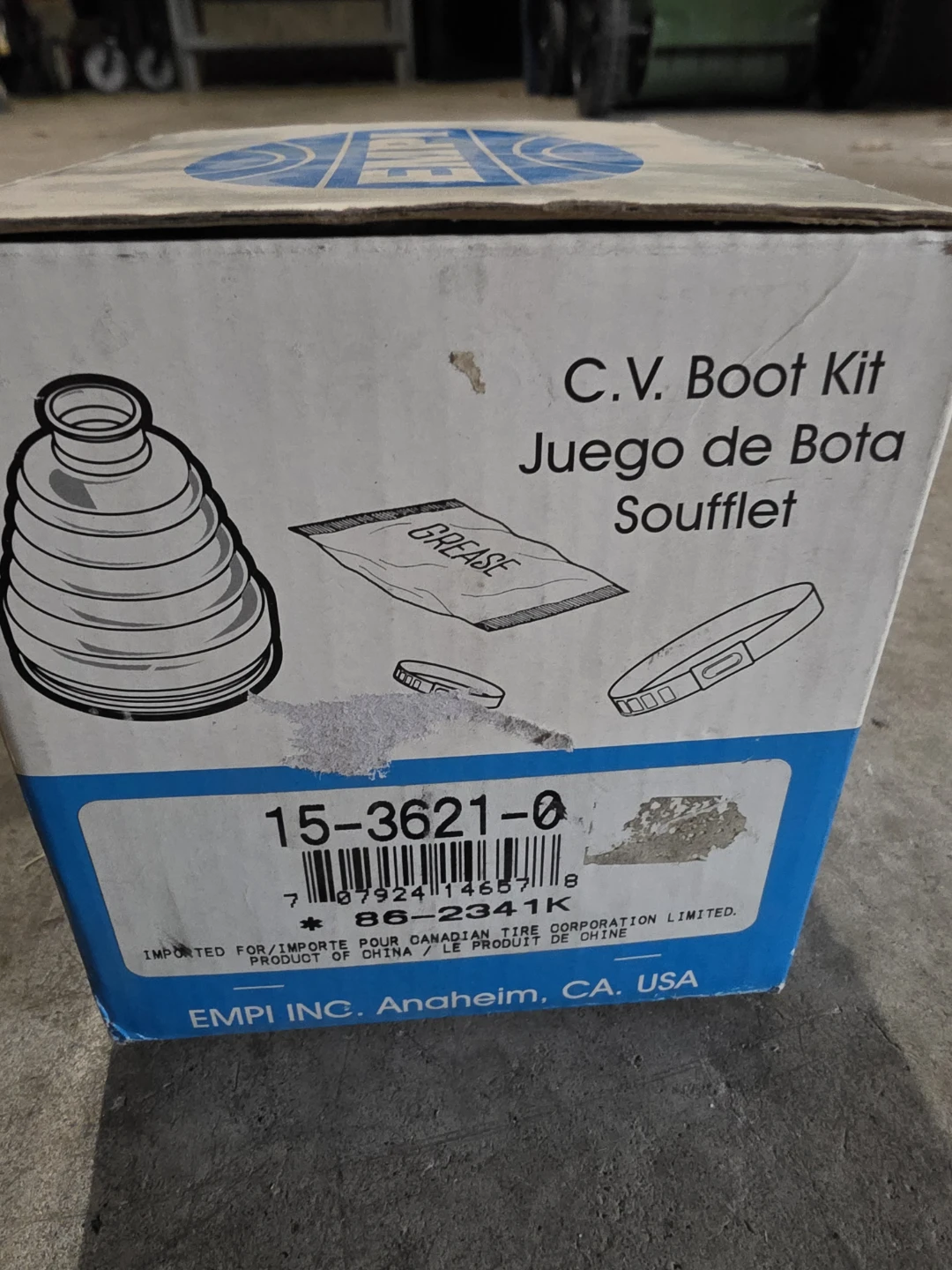 EMPI C.V. Boot Kit for chevy/gmc - photo 2