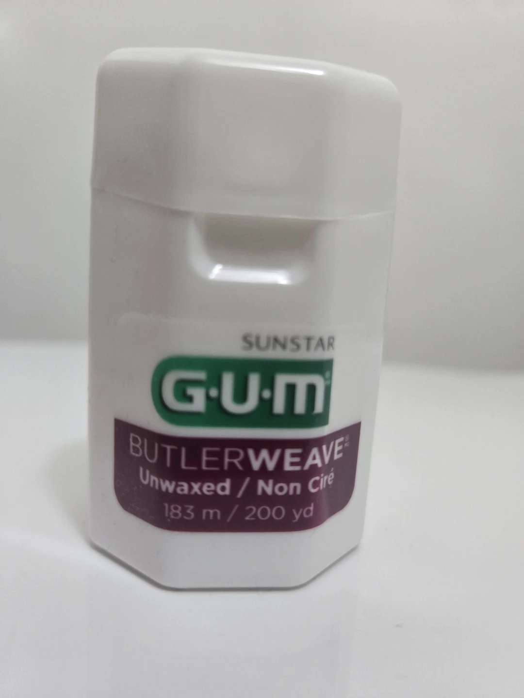 GUM Butlerweave Unwaxed Floss 183m ⚽