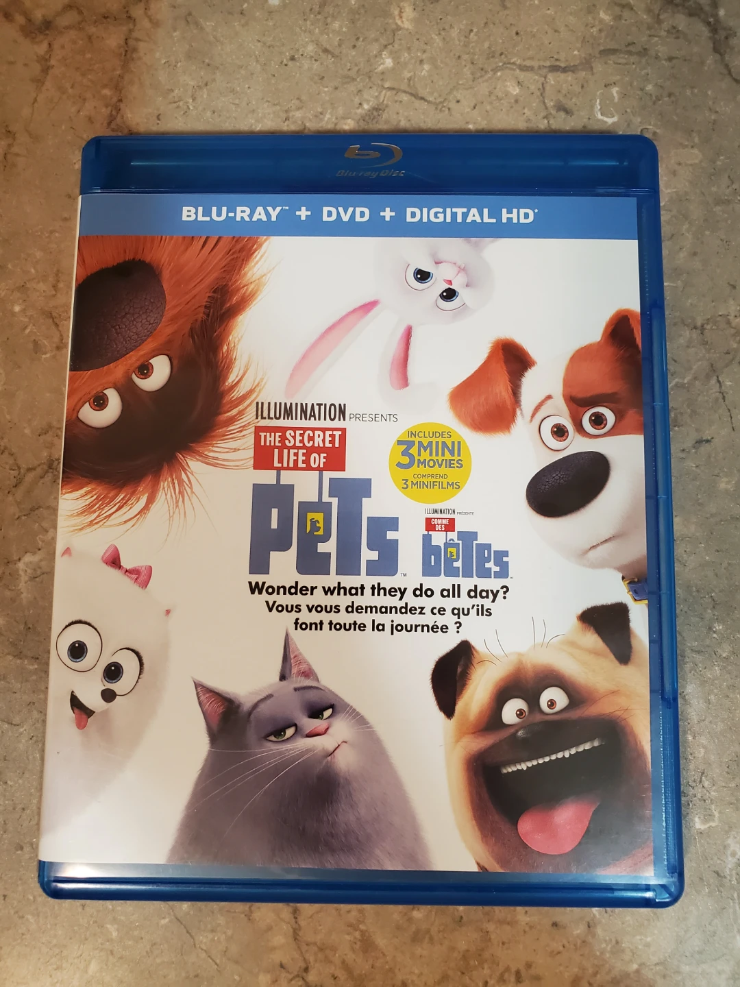 The Secret Life of Pets Blu-Ray ⚽
