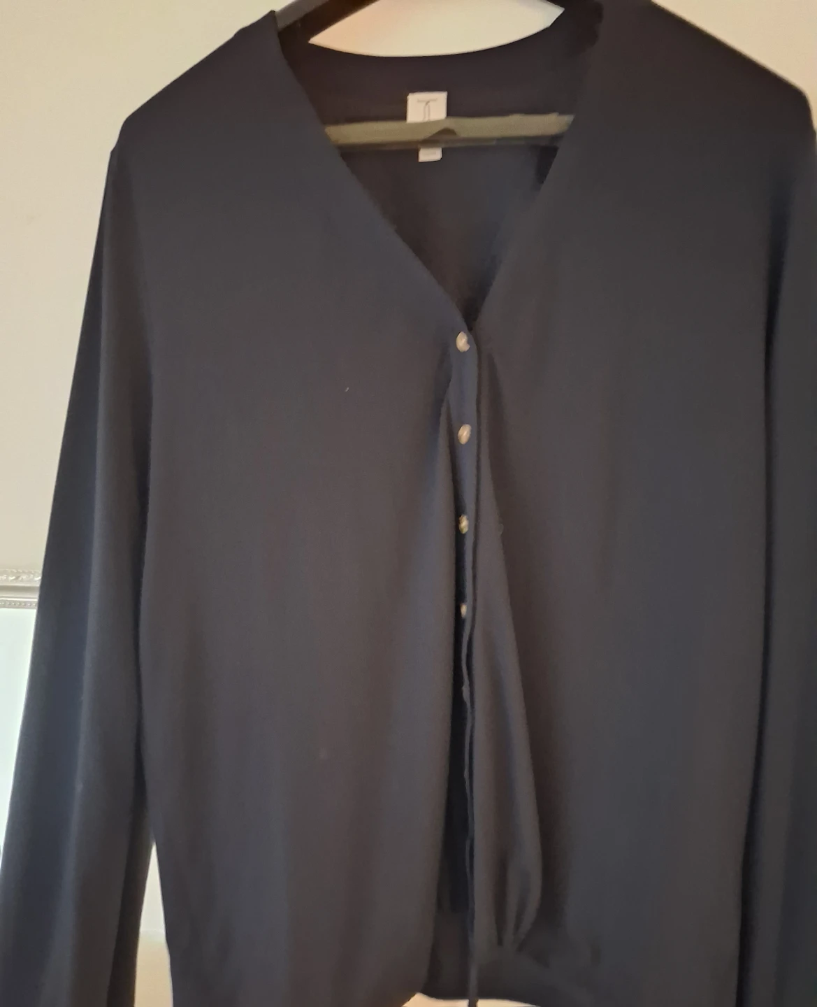 Tristan navy blue Cardigan top - photo 4