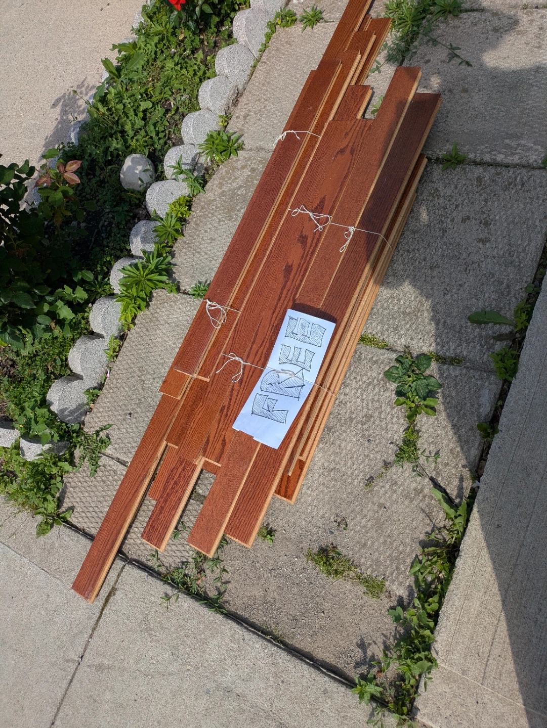 Free HardWood Flooring Planks 2"