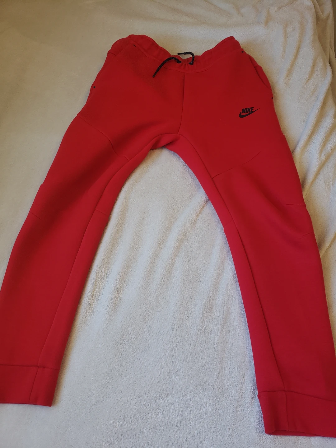Nike Red Tech Fleece Joggers