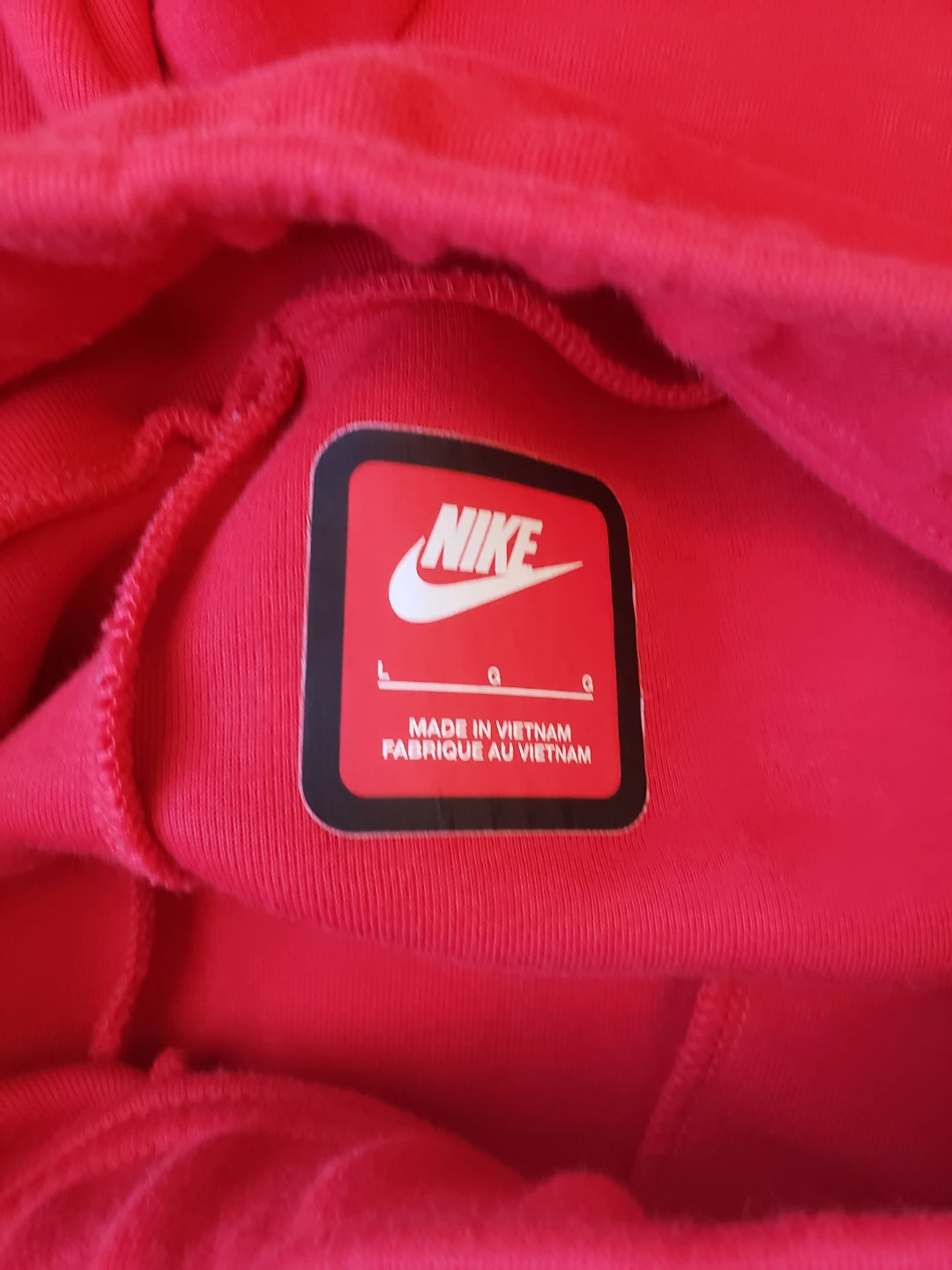 Nike Red Tech Fleece Joggers - photo 3