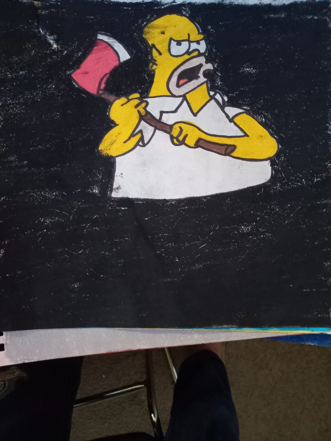 Homer Simpson Drawing by Custom Artist Sherwin - photo 5