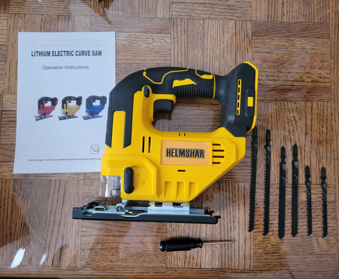 (tool ONLY!) Helmshar Curve Saw with Blades. NEW