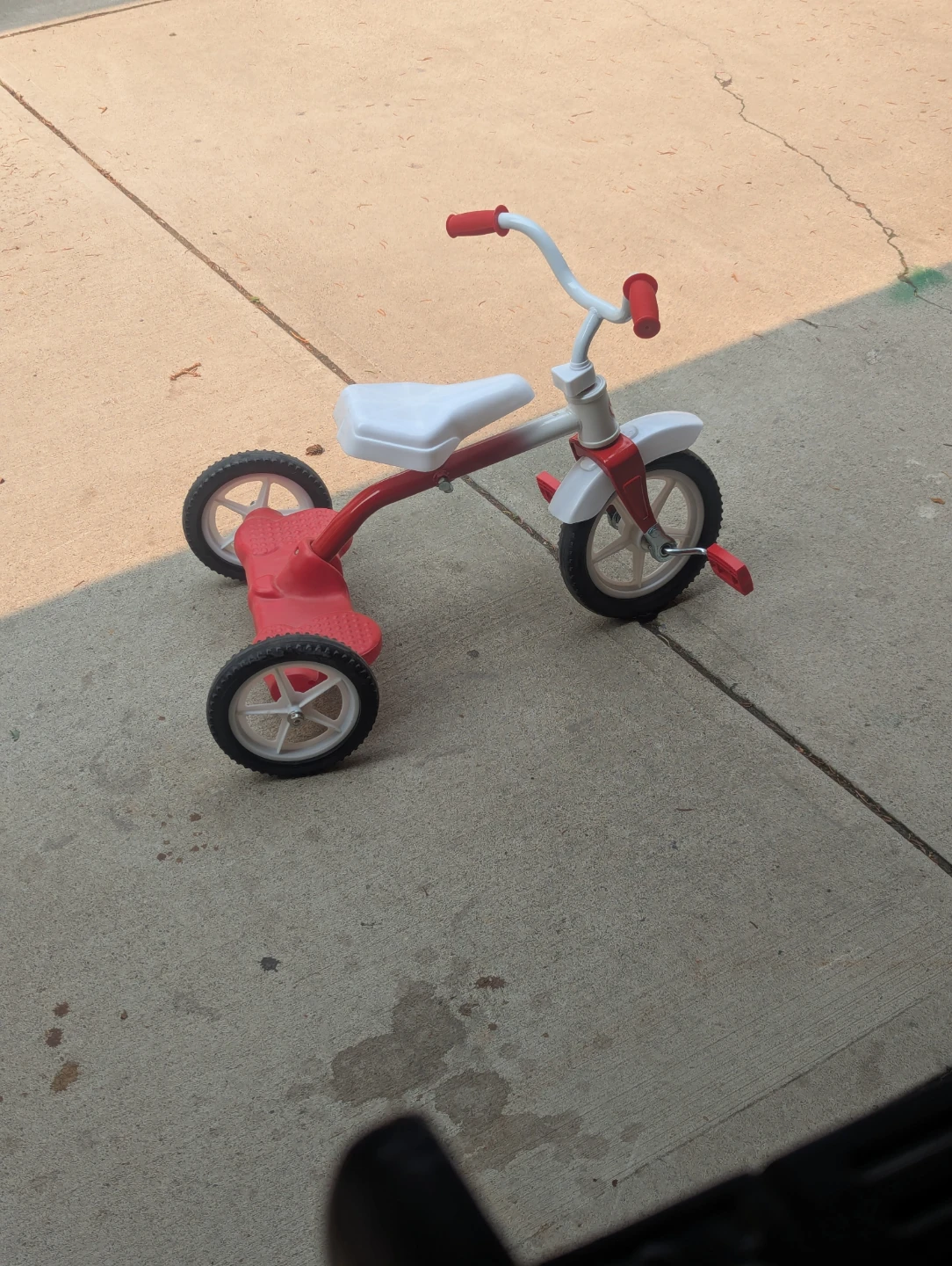 Toddler's Red & White Tricycle